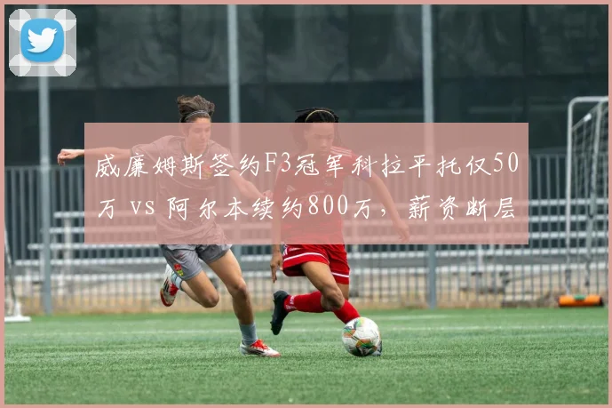 威廉姆斯签约F3冠军科拉平托仅50万 vs 阿尔本续约800万，薪资断层明显